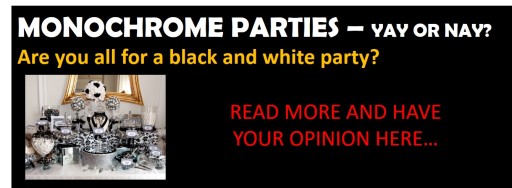 Monochrome Parties yay or nay home page ad