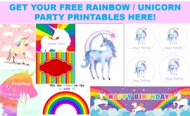 Unicorn Party Printables